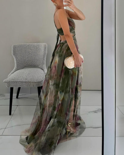 DELACROIX | Floral Elegance Maxi Dress (LIMITED EDITION!)