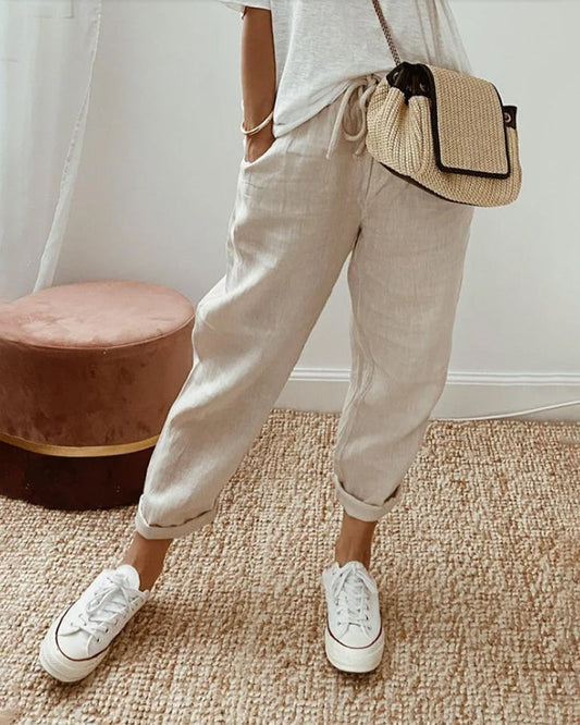 Casual and Elegant Anti-Sweat Linen Pants