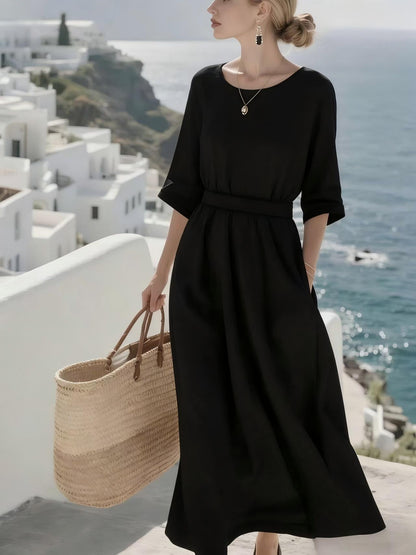 Elegant Midi Dress for Women