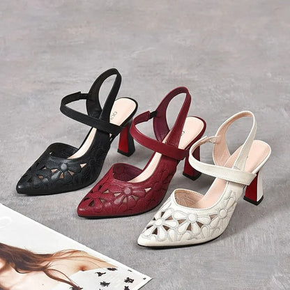 Soft Leather High Heels