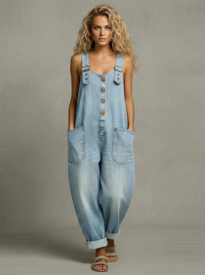 ROCIO - The comfortable and stylish denim jumpsuit that elevates your daily look