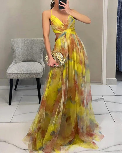 DELACROIX | Floral Elegance Maxi Dress (LIMITED EDITION!)