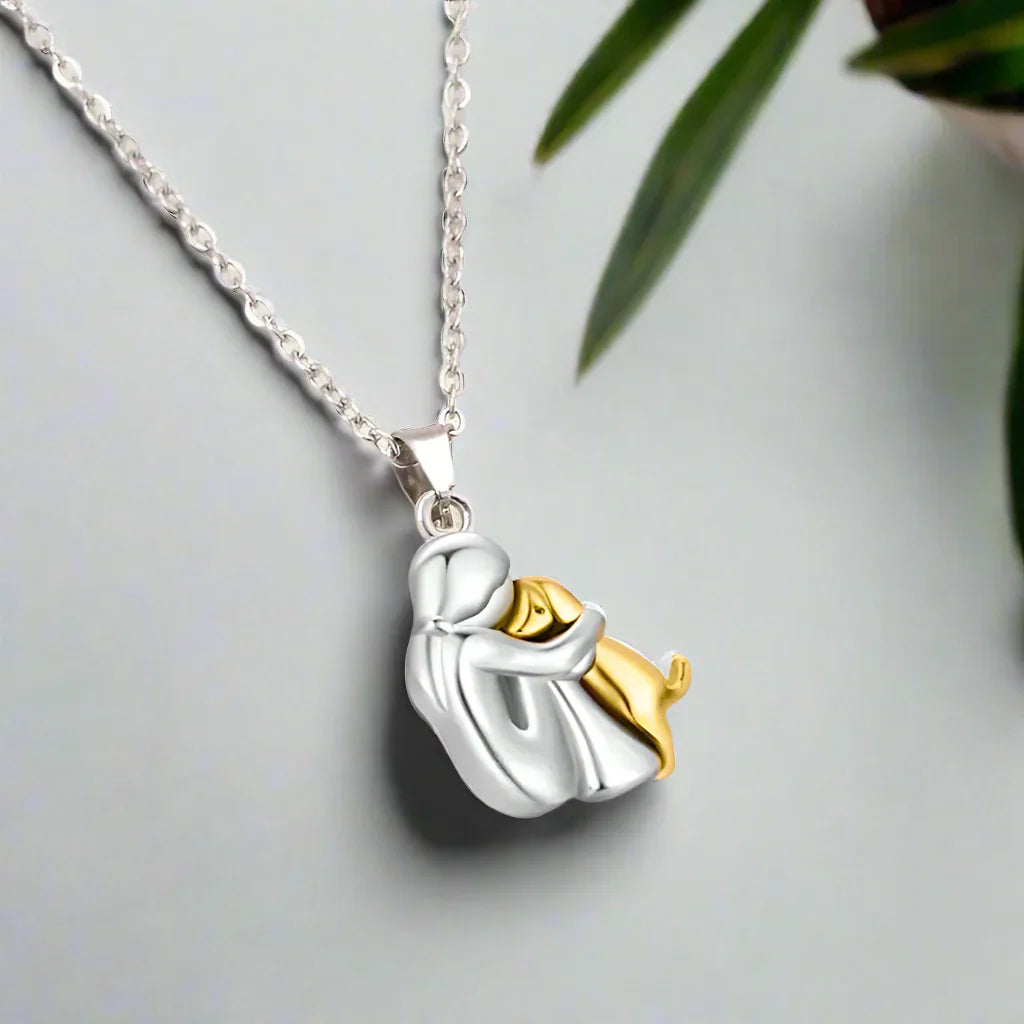 Lucky Necklace with Dog Motif