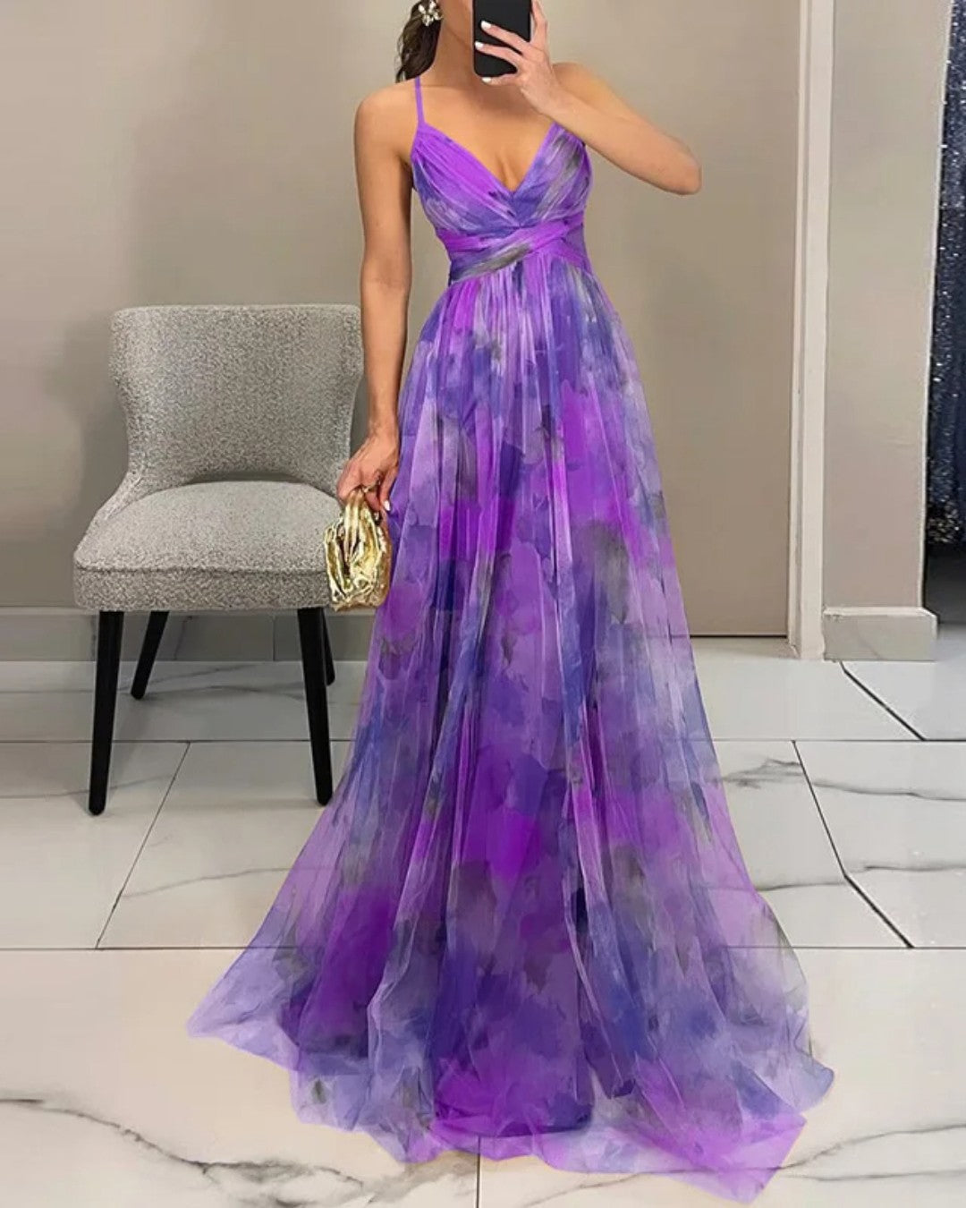 DELACROIX | Floral Elegance Maxi Dress (LIMITED EDITION!)