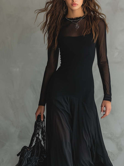 Amira | Long Tulle Dress with Ethereal Charm