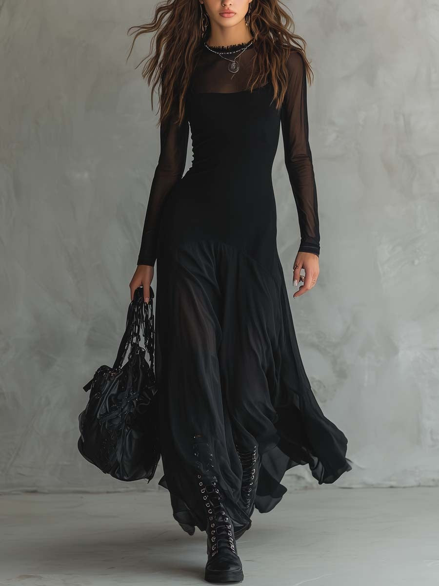 Amira | Long Tulle Dress with Ethereal Charm