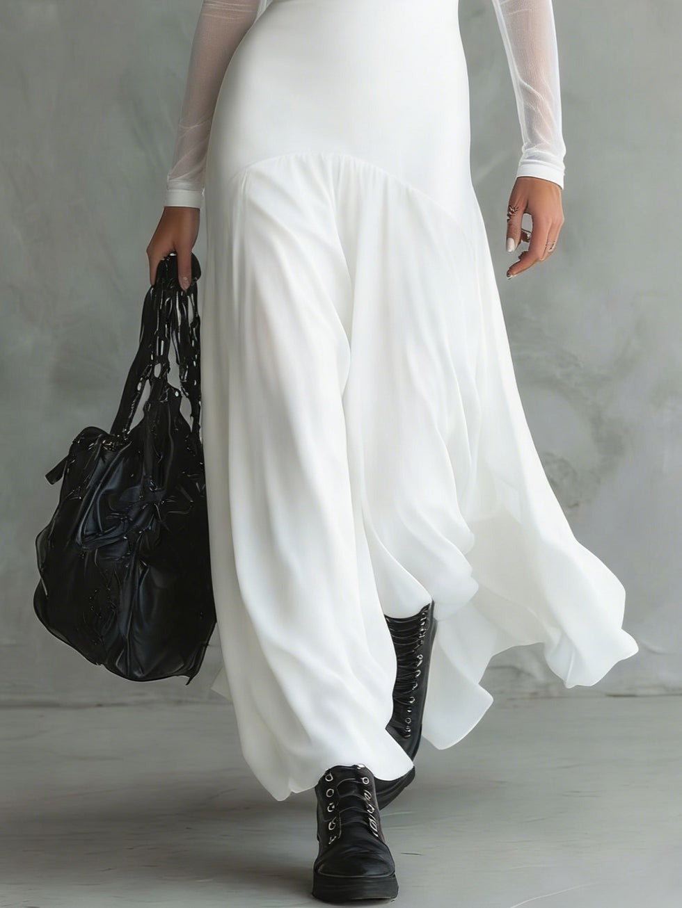 Amira | Long Tulle Dress with Ethereal Charm