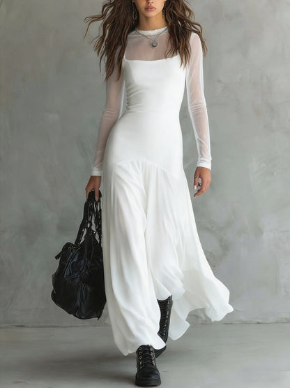 Amira | Long Tulle Dress with Ethereal Charm