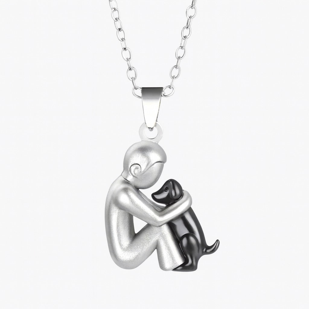 Lucky Necklace with Dog Motif