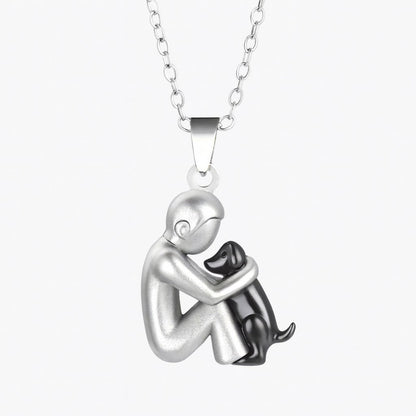 Lucky Necklace with Dog Motif