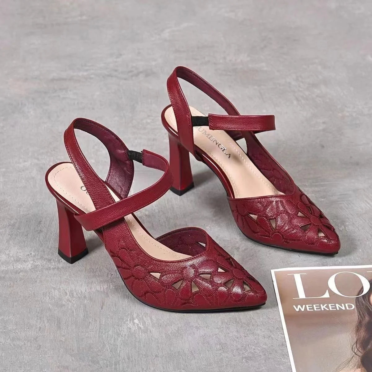 Soft Leather High Heels