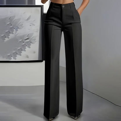 Women's High-Waisted Suit Pants
